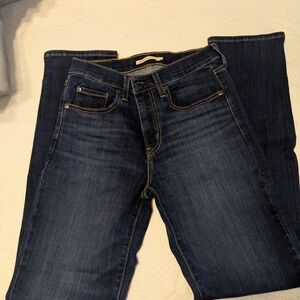 Levi's Dark Indigo Straight Leg Women's Jeans